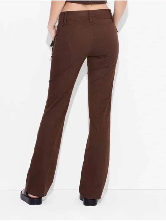 🔘wild fable Chocolate Brown Buckle Cargo Pants - Picture 3 of 6